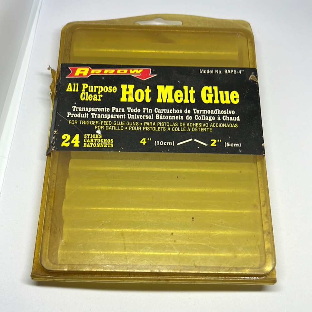 24CT 4x1/2 Glue Sticks,No BAP5-4,  Arrow Fastener Co Llc